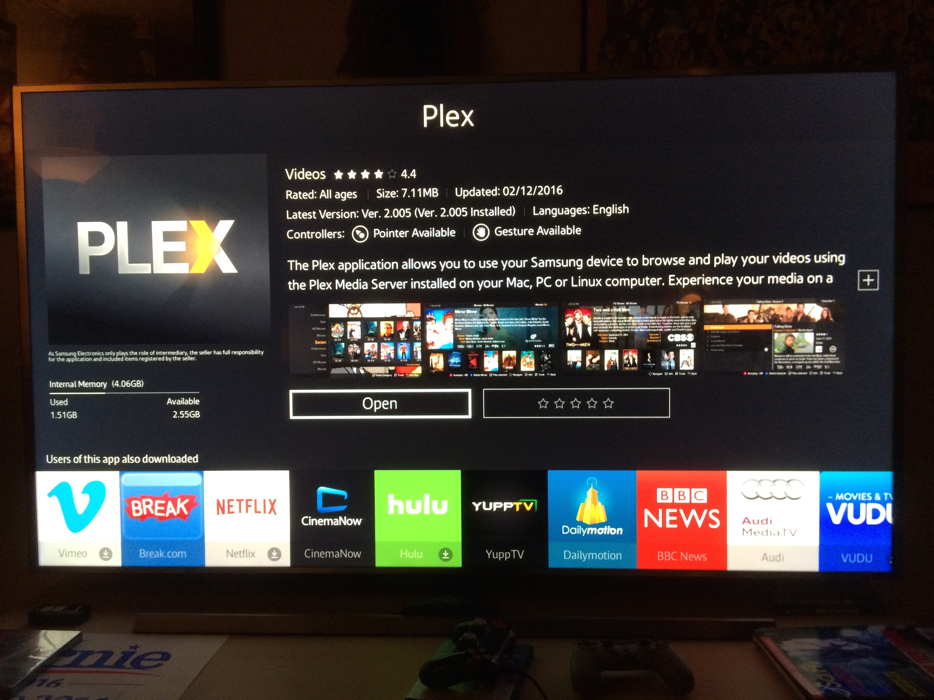 plex not working on samsung tv 2020